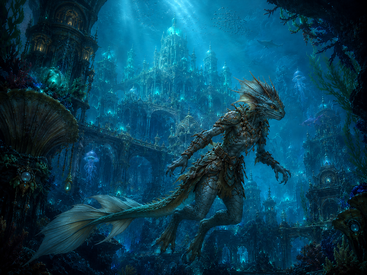 Naga and underwater cities